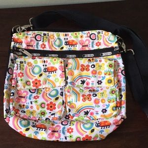 Crossbody bag, multi pocket.